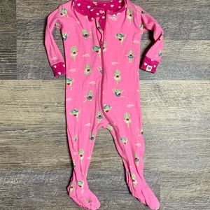 EUC, Hatley ballet frog Sleeper, Sz 3-6 Mos